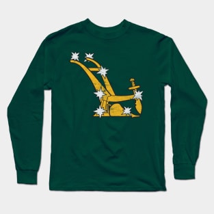 The Starry Plough - Vintage Look Design Long Sleeve T-Shirt